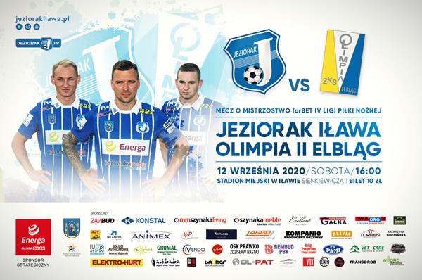 forBET IV liga: Zapowiedź meczu Jeziorak Iława – Olimpia II Elbląg. Rywal najmłodszy w lidze