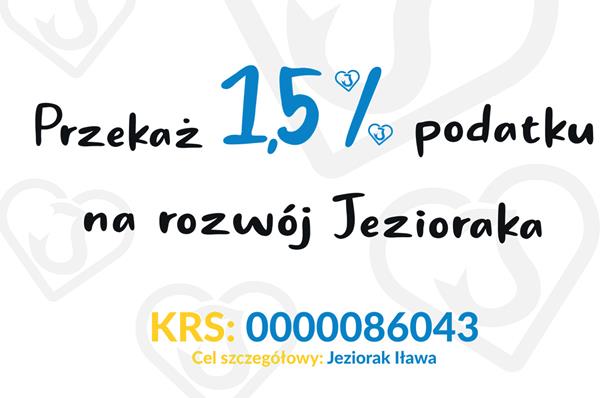 Przekaż 1,5% podatku na IKS Jeziorak Iława