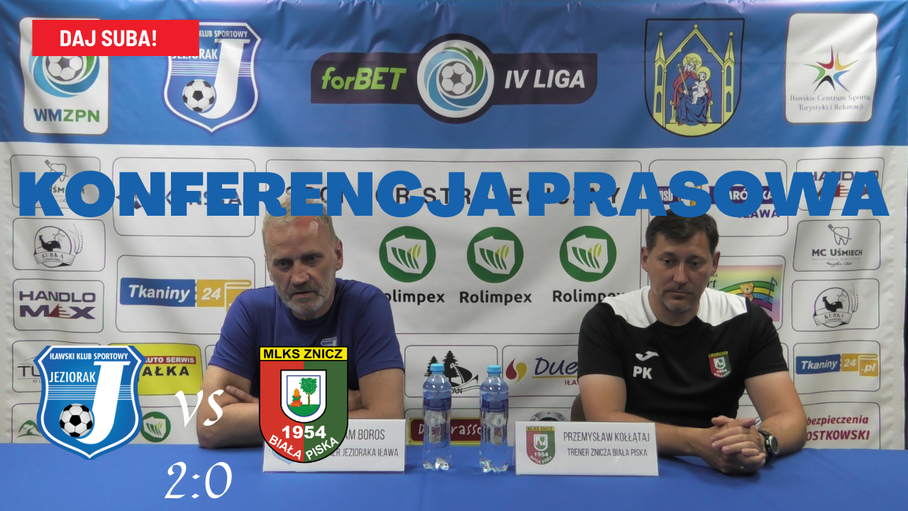 Konferencja prasowa po meczu Jeziorak – Znicz 2:0 (0:0)