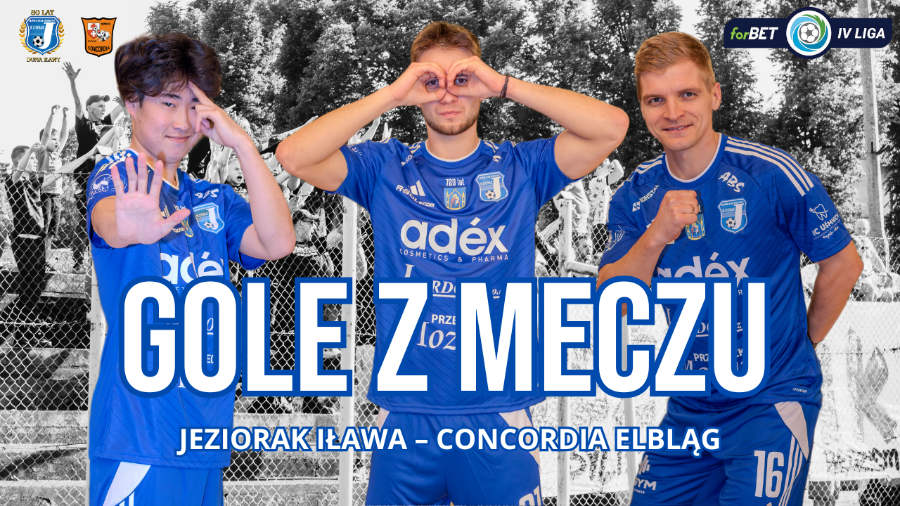 Gole z meczu Jeziorak – Concordia 3:3 (0:0)