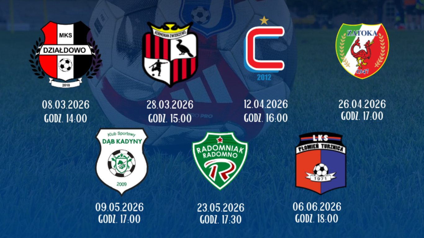 Znamy terminarz meczów domowych